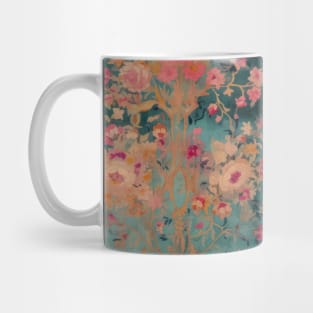 Mystical Tapestry: Vintage Indian Rug Reverie Mug